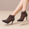 Women's High-Heeled Ankle Boots, Daily Casual, Comfortable and Stylish